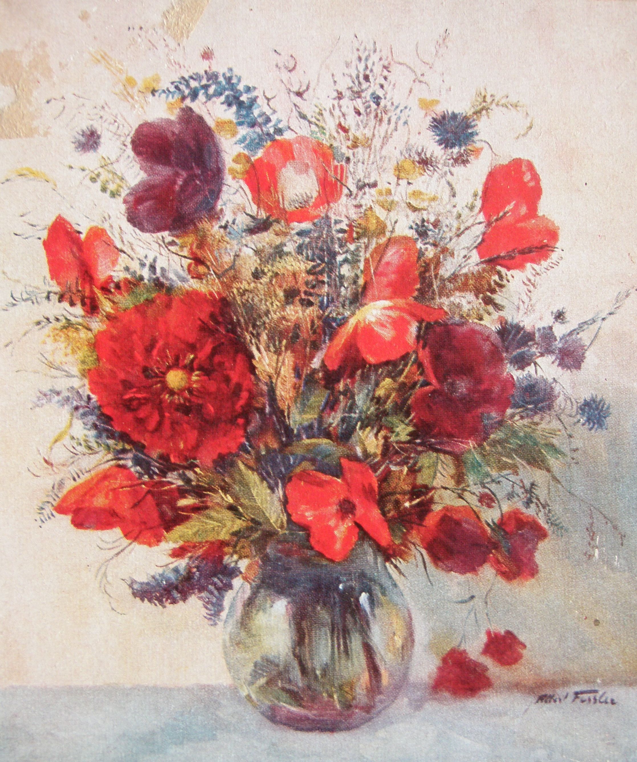 Postkarte Feldblumenstrauss