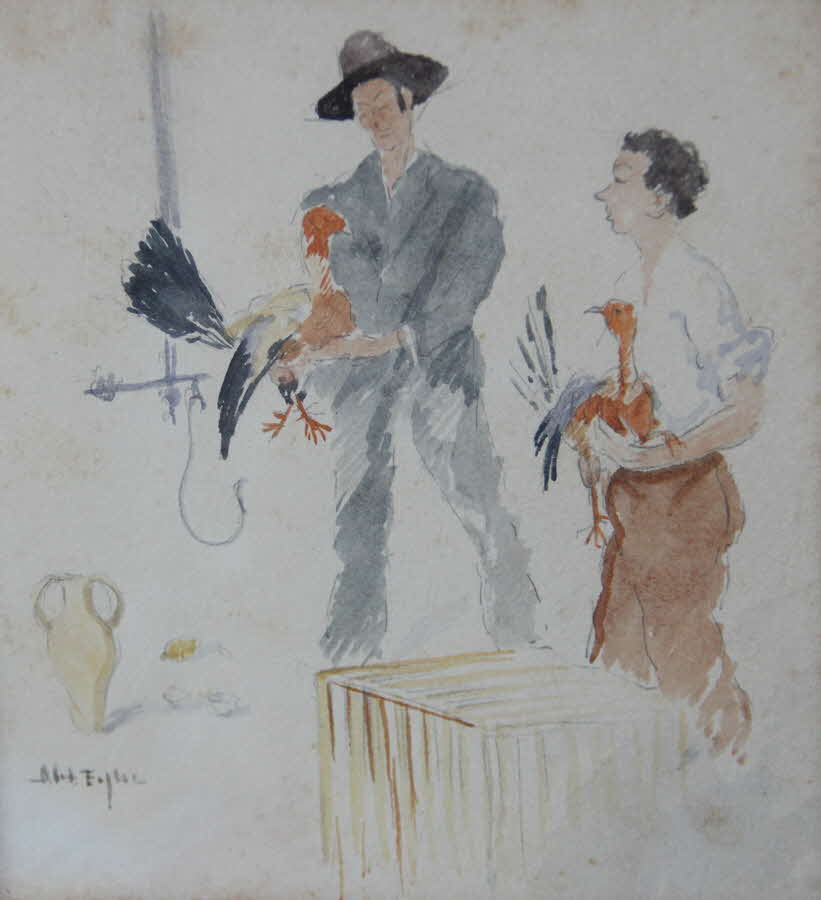 Hahnenkampf auf Ibiza 1932