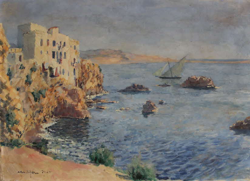 Strand auf Ibiza um 1932