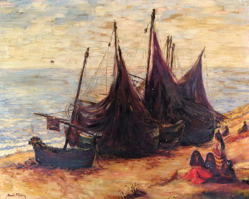 Boote am Strand - Costa Brava Barcelona 1973