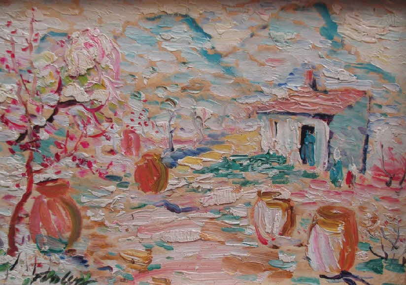 Apfelblte im Garten von Selva de Mar um 1960 - 19 x 26 cm