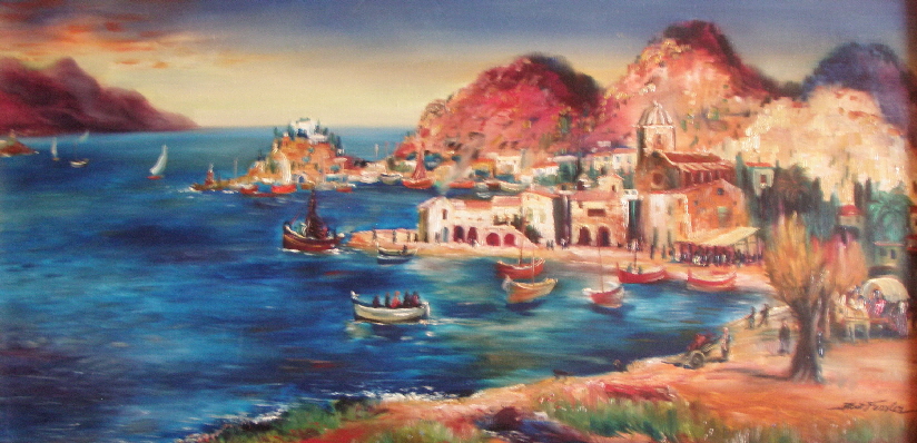 Hafen von Cadaques 1964