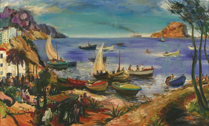 Hafen in Nordspanien 1962