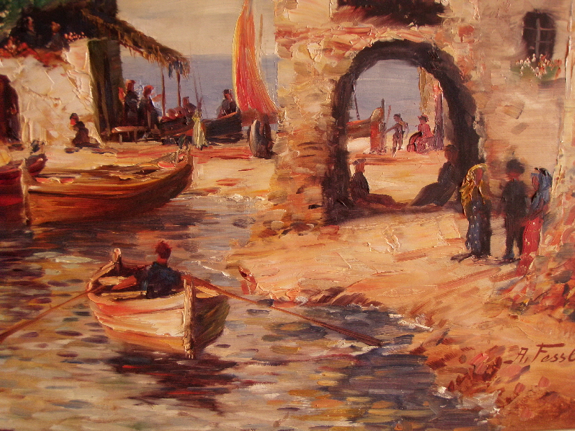 Hafen von Port de Selva 1967 - Detail