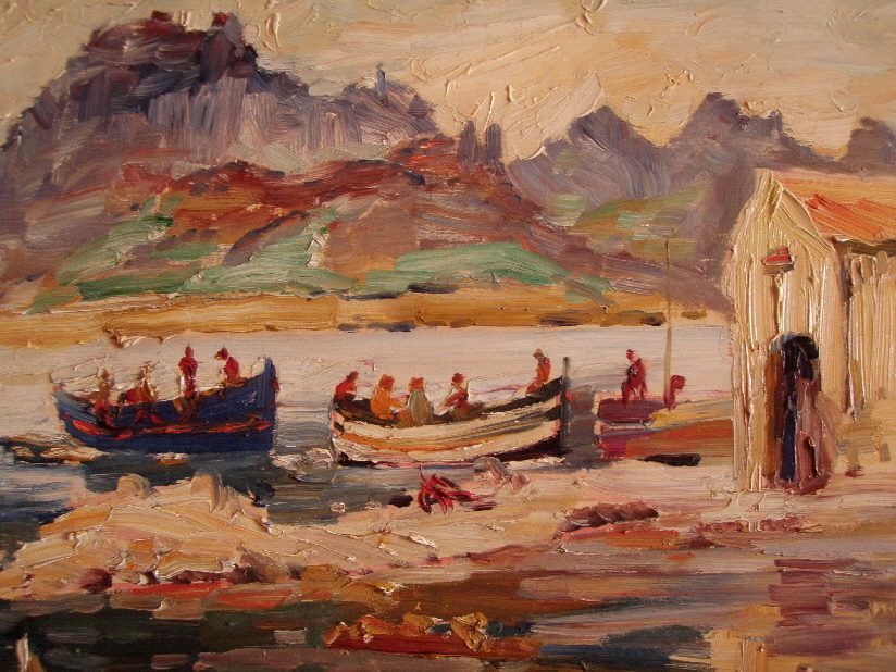 Port de Selva - Kapelle am Hafen 1968 - Detail