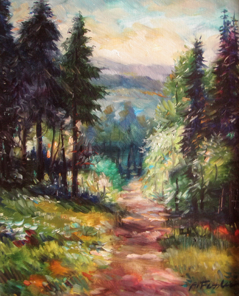 Landschaft in Nordspanien 1972