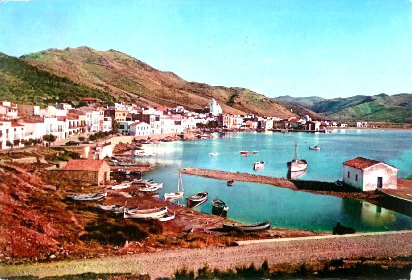 Poskarte - Port de Selva - Kapelle am Hafen