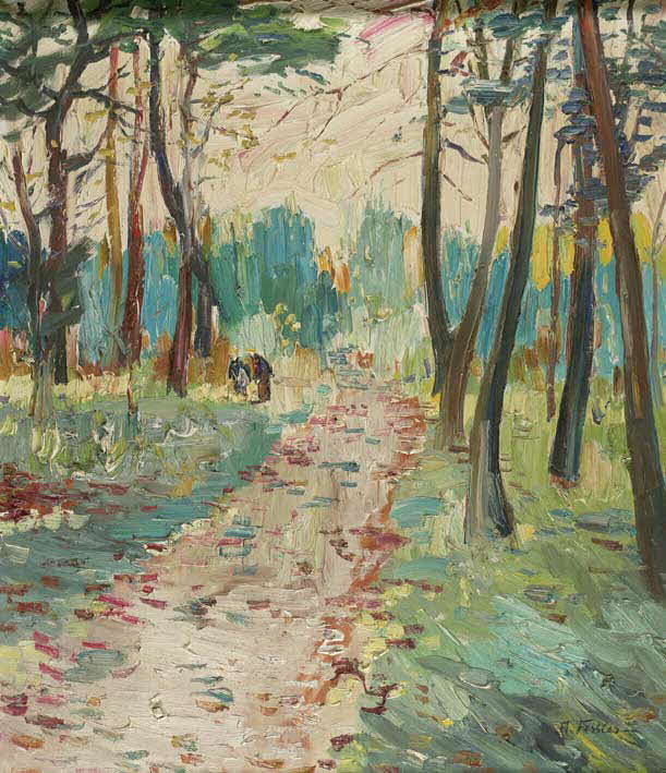 Weg durch den Wald 